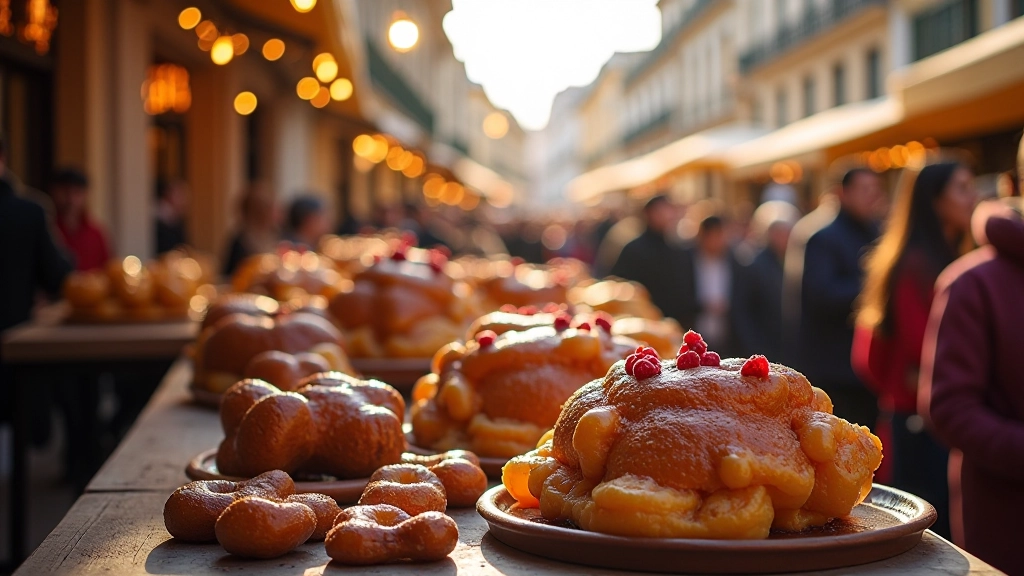 Celebração das Festas Maiores de Braga e Guarda com multidão e decorações tradicionais