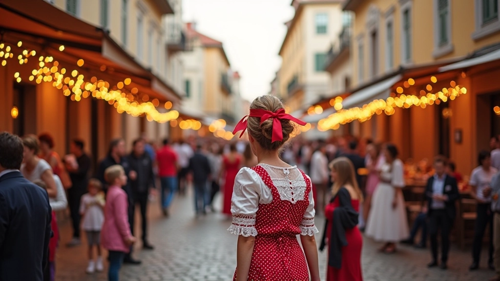Festas maiores em Braga com decorações e celebrações tradicionais